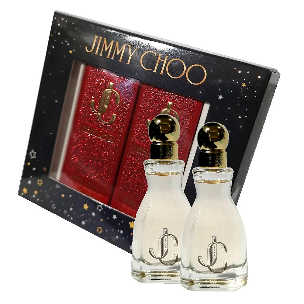 【JIMMY CHOO】Jimmy Choo I Want Choo 熾愛同名淡香精 4.5ml x 2 禮盒組(專櫃公司貨)