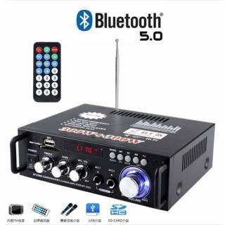 【SongSH】擴大器功放機110V遙控藍芽播放器音響小型卡拉OK(藍芽音箱/功放機/擴大機)