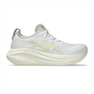 【asics 亞瑟士】Gel-nimbus 27 男 慢跑鞋 彈力 支撐 緩震 灰白 黃(1011B958-101)