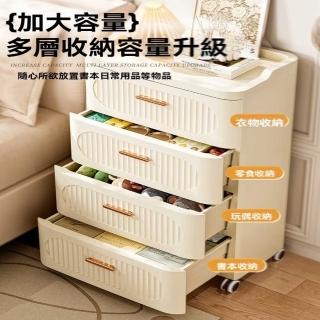 【星優旗艦店】35cm三層(收納櫃 置物櫃 帶輪收納櫃 多層置物架 儲物櫃 夾縫儲物櫃 床頭櫃 預購15天)