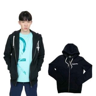 【Superdry】極度乾燥 棉外套 現貨 黑色 冒險魂 刷毛 縮口 連帽 棉質 外套 superdry 土耳其製(9236CG1)