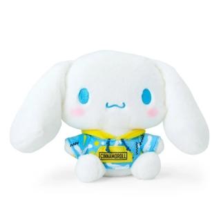 【小禮堂】Sanrio 三麗鷗 大耳狗 絨毛玩偶娃娃 - 藍滿版款(平輸品)