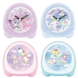 【小禮堂】Sanrio 三麗鷗 迷你桌上型鬧鐘 - 星空寶寶款 酷洛米 大耳狗 大集合(平輸品)