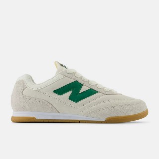【NEW BALANCE】RC42 復古鞋 男鞋 女鞋 休閒鞋 德訓鞋 白 綠 麂皮 D楦 NB(URC42HG)