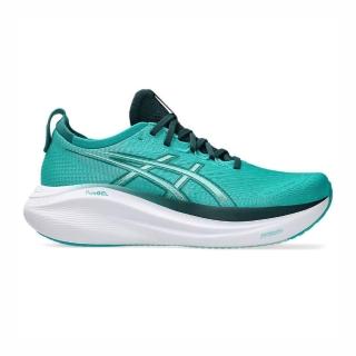 【asics 亞瑟士】Gel-nimbus 27 男 慢跑鞋 彈力 支撐 緩震 綠(1011B958-400)