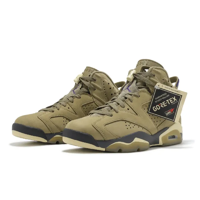 【NIKE 耐吉】Air Jordan 6 GORE-TEX 防水 棕 女鞋 男鞋 6代 喬丹 休閒鞋 GTX(FD1643-300)
