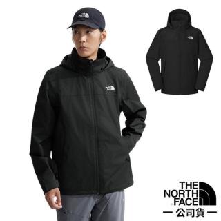 【The North Face】男 NEW SANGRO DRYVENT 輕薄款 防風防水透氣可調節連帽外套.風衣(88FR-4H0 宇宙黑 N)