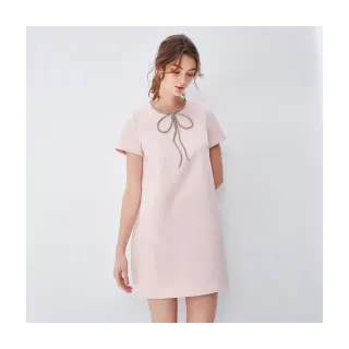 【Le Polka】優雅鑽鍊連衣裙洋裝-女