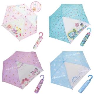 【小禮堂】Sanrio 三麗鷗 柺杖摺疊傘 53cm - 滿版款 美樂蒂 酷洛米 大耳狗 人魚漢頓(平輸品)