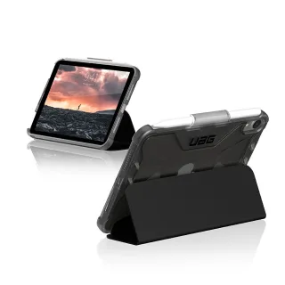 【UAG】UAG iPad mini 6/7（2024）耐衝擊全透保護殼-黑(平板殼 防摔殼 保護套)