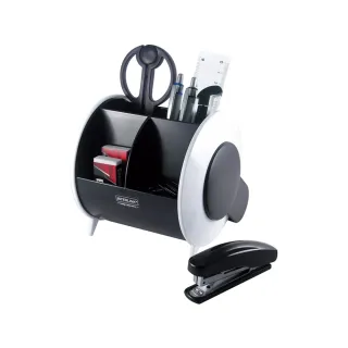 【O-Life】置物整理收納盒(台灣製 旋轉筆筒 桌面整理 化妝品收納 辦公桌收納 文具組 置物盒)