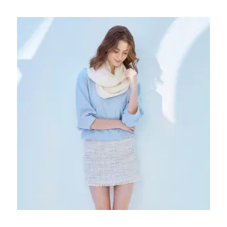 【Le Polka】優雅小香風膝上短裙-女(套裝 裙裝 分開拆賣)
