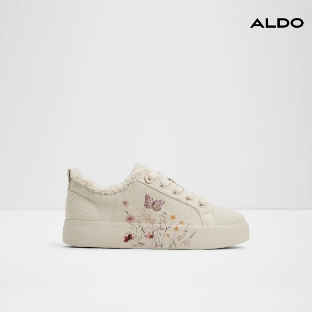 ALDO WILDFLOWERS-時尚優雅花卉造型小白鞋-女