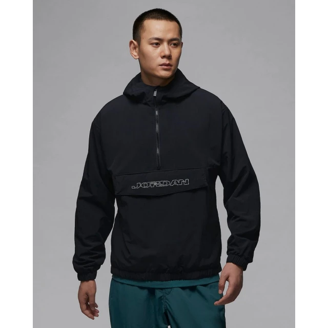 NIKE 耐吉 喬丹 舖棉外套 衝鋒衣 男款 AS M J MVP HBR JKT 黑色(FV7441010)