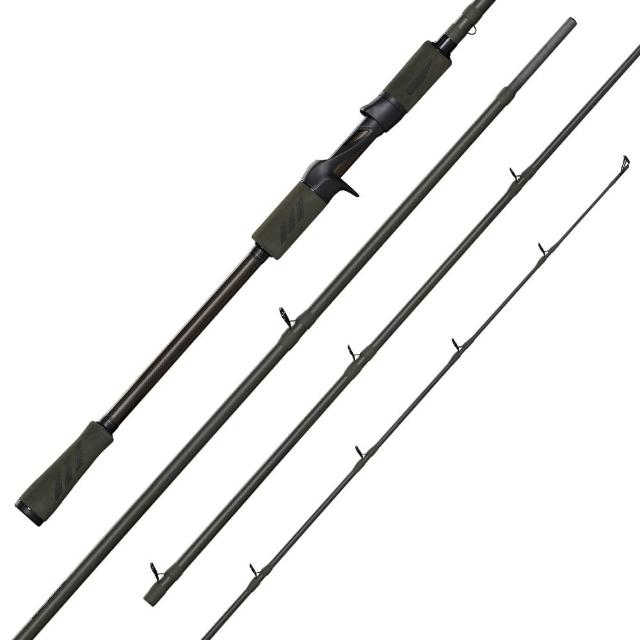 【OKUMA】Soldier特戰四節式槍柄/直柄路亞竿-路亞竿8呎M、MH、H(方便攜帶的四節旅竿尺寸)