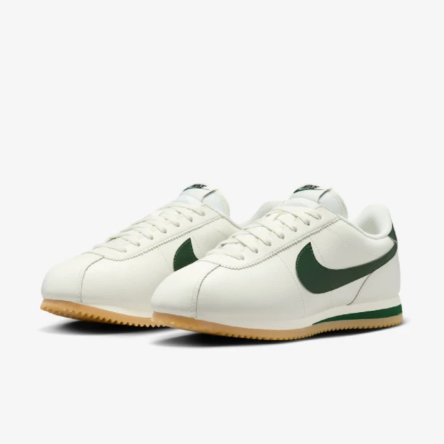 NIKE 耐吉 阿甘鞋 Wmns Cortez 女鞋 骨白 綠 復古 膠底 休閒鞋(DN1791-110)