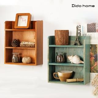 【Dido home】復古風 桌面雙層置物架展示架(HM316)