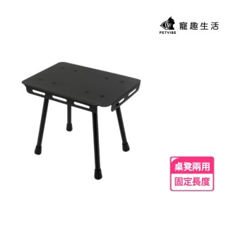 【Petvibe】戶外露營折疊戰術桌固定款(戰術折疊桌/戰術方形桌凳/板凳/露營桌/露營折疊桌/登山桌/機車露營)