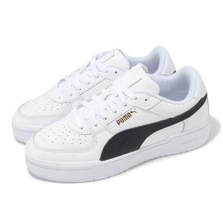 【PUMA】休閒鞋 CA Pro Classic II 男鞋 女鞋 白 黑 燙金 復古 皮革 情侶鞋(402366-05)