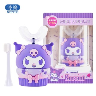 【優樂 NETTEC】優樂 Kuromi 酷洛米 兒童U型電動牙刷(三麗鷗正版授權)