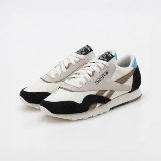 【REEBOK】慢跑鞋 男鞋 運動鞋 緩震 CLASSIC NYLON VINTAGE 奶茶黑 100075300