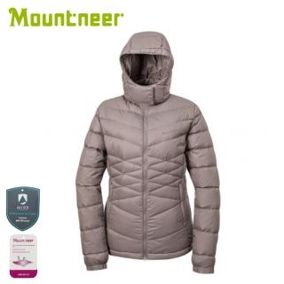 【Mountneer 山林】女 800FP 鵝絨外套《摩卡》52J02/登山/羽絨外套/防寒外套/防潑水/防風(悠遊山水+)