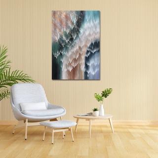 【御畫房】當代國家級展覽畫家 抽象系列手繪油畫70×100cm(DB-007)