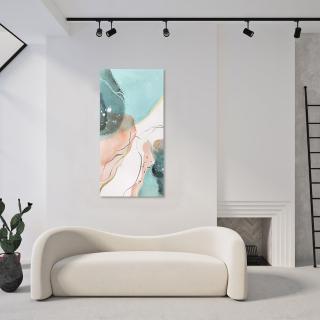 【御畫房】當代國家級展覽畫家 抽象系列手繪油畫60×120cm(DB-002)