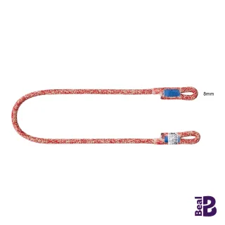 【BEAL】VOLCANO 8MM 抓結繩/耐熱摩擦繩 90cm V08.90(馬布谷戶外)