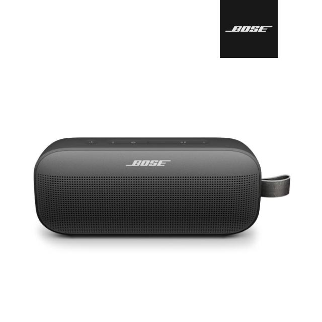 【BOSE】Soundlink Flex Ⅱ 防水防塵IP67 織帶掛環輕巧可攜式藍牙揚聲器 黑色(第二代)