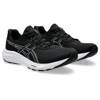 【asics 亞瑟士】慢跑鞋 男鞋 運動鞋 緩震 超寬楦 GEL-CONTEND 9 4E 黑白 1011B882-002