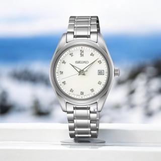 【SEIKO 精工】CS 輕奢鑽石典雅女錶 手錶-32mm白色(6N32-00A0S.SUR579P1)