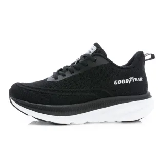 【GOODYEAR 固特異】飛鷹-3E寬楦緩震運動鞋/男鞋 厚底 緩震 黑(GAMR43280)