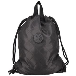 【Michael Kors】TRAVEL系列 運動休閒風 束口袋 後揹包(經典黑)