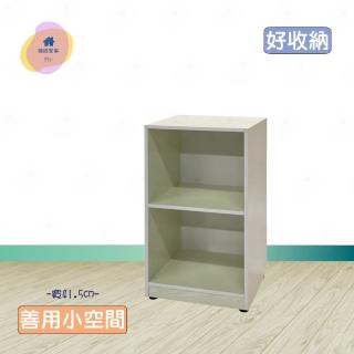 【·Fly· 飛迅傢俱】1.3尺2格塑鋼置物櫃 收納櫃 深40cm