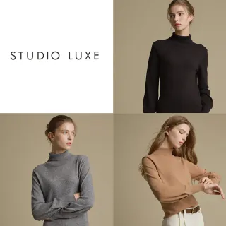 斷碼福利S.L高領羊絨混紡毛衣3件(U)