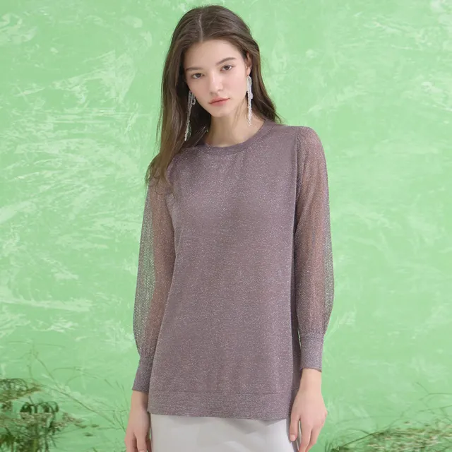 AILENE熠熠植蠶細織上衣4件(U)