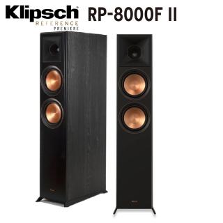 【Klipsch】RP-8000F II 黑色落地型喇叭(古力奇 主聲道喇叭一對)