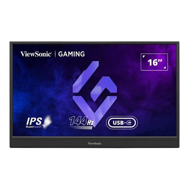 【ViewSonic 優派】VX1654 16型 IPS 144Hz 電競螢幕(FHD/5ms/FreeSync)