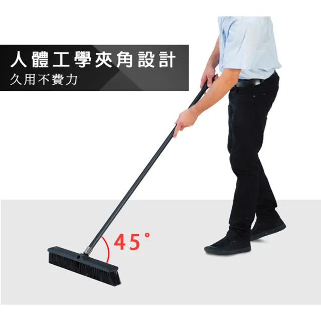 【VICTORY】長桿大地板刷60cm-2支(加長清潔刷 特大尺寸 磁磚刷 水泥地刷 柏油地刷 室內刷 戶外刷)