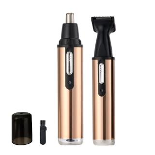 【伊德萊斯】二合一電動鼻毛修剪器 刮鬍刀 鬢角/鼻毛刀(修剪器/理容/充電/水洗)