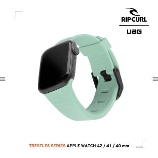 【UAG】X RIP CURL Apple Watch 38/40/41/42（S10）舒適矽膠運動錶帶-薄荷綠(手錶帶)