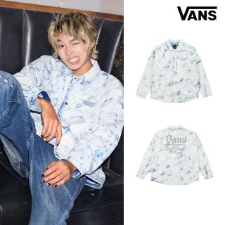 【VANS 官方旗艦】蛇年限定系列 男女款白色/藍色牛仔襯衫外套