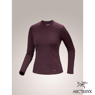 【Arcteryx 始祖鳥官方直營】女 Rho 刷毛內層圓領衫(幻象紫)