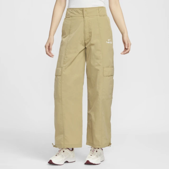 NIKE 耐吉 長褲 女 休閒褲 寬褲 CNY新年 AS W NSW WVN OS HR PANT CNY 卡其 HV8460-297(2L6155)