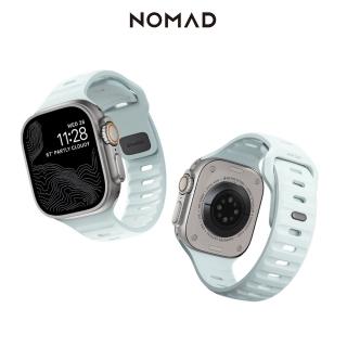 【NOMAD】美國NOMAD Apple Watch專用運動風FKM橡膠錶帶 耀光藍(限量款)