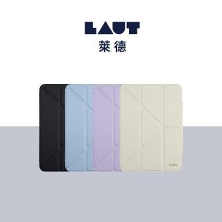 【LAUT 萊德】iPad mini6/7（2024）透明背板多功能保護殼(Y折 多角度 支援自動休眠喚醒)