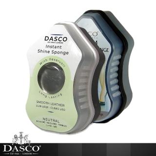 【DASCO 伯爵】閃亮海綿鞋擦 黑色透明雙色(快速保養鞋靴立即晶亮防水)