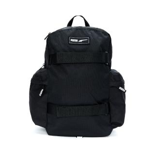 【PUMA】Deck Backpack 黑色 多夾層 肩揹包 雙肩包 揹包 後揹包 09070601