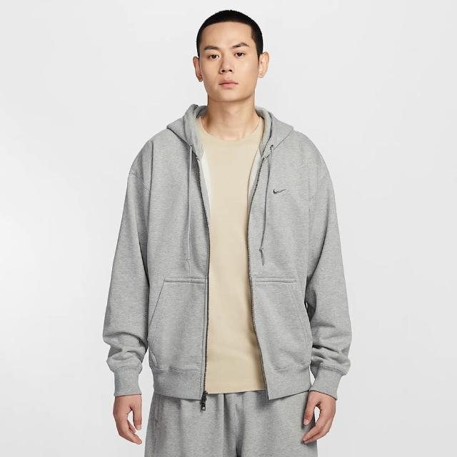 【NIKE 耐吉】外套 男 運動連帽外套 AS M NK SOLO SWSH HW FZ HD 灰 HV8224-063(2S4187)